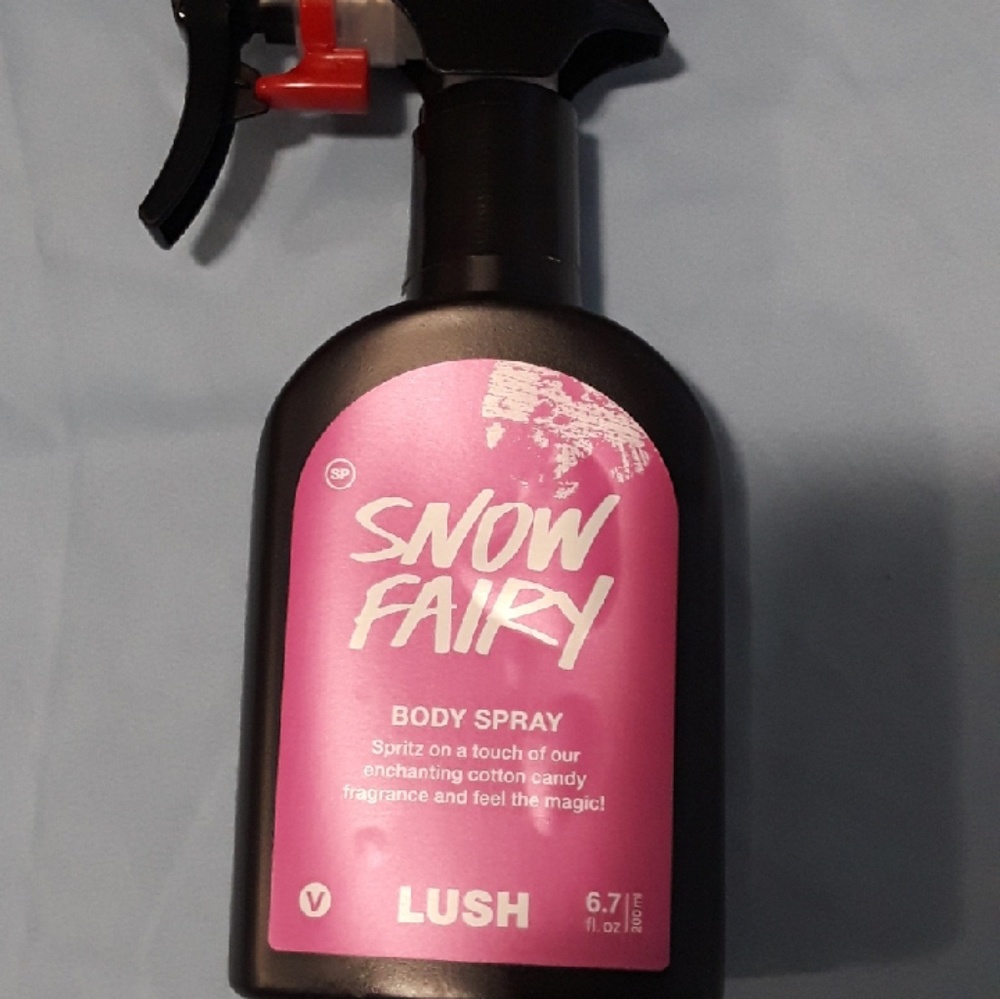 LUSH snow fairy body spray